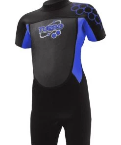 TWF Kids Turbo Shortie Wetsuit -BLUE All