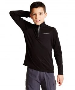 Dare2b Ricochet Kids Softshell Midlayer -BLACK Kids Fleeces & Midlayers