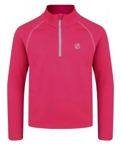 Dare2b Consist Kids Softshell Midlayer -CYBER PINK (13, 14, 15-16 ONLY) Kids Fleeces & Midlayers