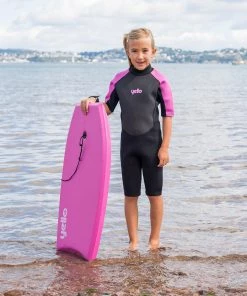 Yello Girls Basking Shortie Wetsuit -PINK All