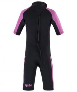 Yello Girls Basking Shortie Wetsuit -PINK All