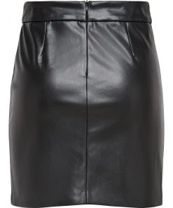 Jacqueline De Yong ELLEN Faux Leather Skirt