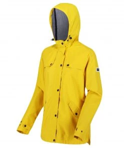 Regatta Ladies Bertille Waterproof Jacket -YELLOW