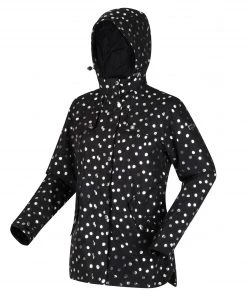Regatta Ladies Bertille Waterproof Jacket -BLACK DOT