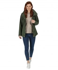 Regatta Ladies Narelle Waterproof Jacket -THYME (10 Only) Ladies Jackets & Bodywarmers