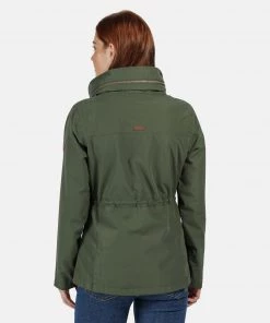 Regatta Ladies Narelle Waterproof Jacket -THYME (10 Only) Ladies Jackets & Bodywarmers