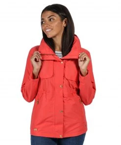 Regatta Ladies Narelle Waterproof Jacket -RED SKY