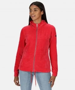 Regatta Ladies Ranielle Fleece Hoody -TRUE RED Ladies Fleeces & Midlayers