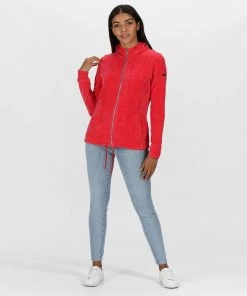 Regatta Ladies Ranielle Fleece Hoody -TRUE RED Ladies Fleeces & Midlayers