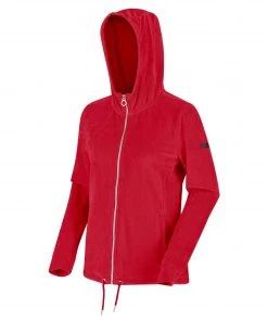 Regatta Ladies Ranielle Fleece Hoody -TRUE RED Ladies Fleeces & Midlayers