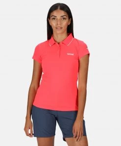 Regatta Ladies Maverick V Polo -NEON PINK