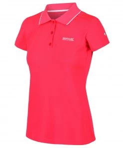 Regatta Ladies Maverick V Polo -NEON PINK