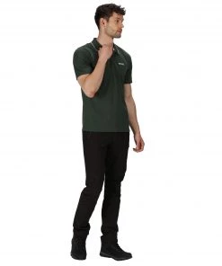 Regatta Mens Maverick V Polo -FOREST GREEN