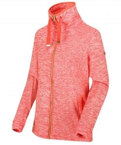 Regatta Ladies Evanna Fleece -RED SKY Ladies Fleeces & Midlayers