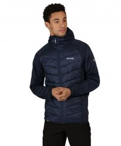 Mens Jackets & Bodywarmers Regatta Mens Andreson V Hybrid Jacket -NAVY