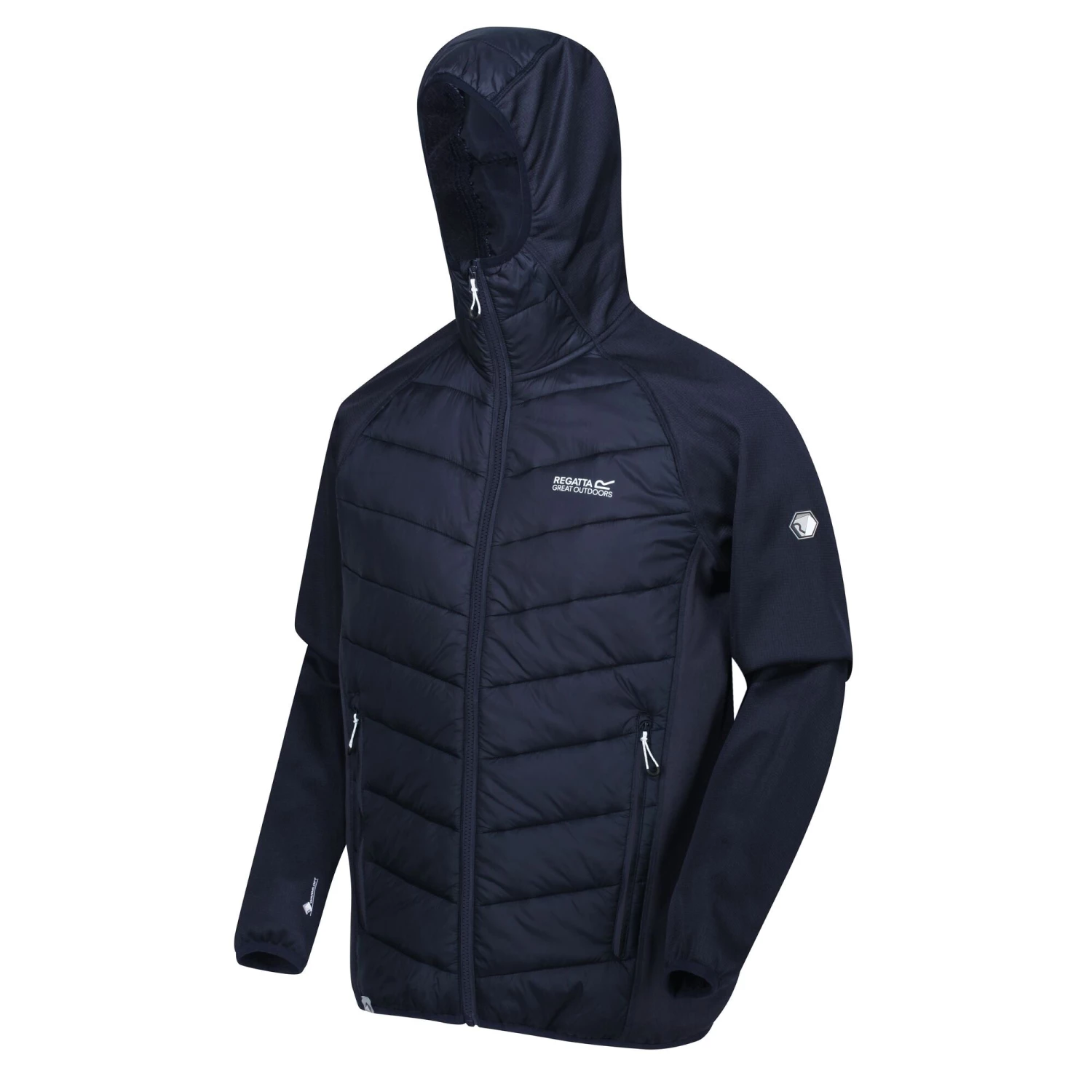 Mens Jackets & Bodywarmers Regatta Mens Andreson V Hybrid Jacket -NAVY