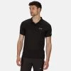 Regatta Mens Remex II Polo -BLACK