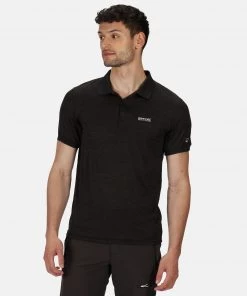 Regatta Mens Remex II Polo -BLACK