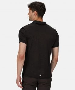 Regatta Mens Remex II Polo -BLACK