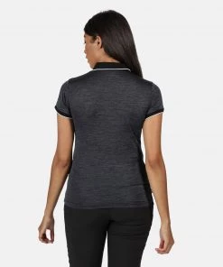 Regatta Ladies Remex Polo -BLACK Ladies Polos, Tees & Shirts