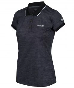 Regatta Ladies Remex Polo -BLACK Ladies Polos, Tees & Shirts