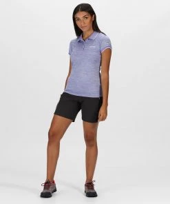 Ladies Polos, Tees & Shirts Regatta Ladies Remex Polo -LILAC