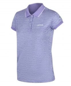 Ladies Polos, Tees & Shirts Regatta Ladies Remex Polo -LILAC