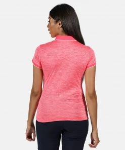 Ladies Polos, Tees & Shirts Regatta Ladies Remex Polo -NEON PINK