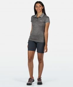 Regatta Ladies Remex Polo -ROCK GREY Ladies Polos, Tees & Shirts