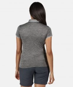 Regatta Ladies Remex Polo -ROCK GREY Ladies Polos, Tees & Shirts