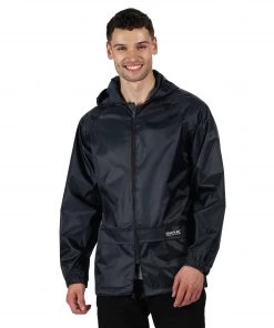 Regatta Mens Stormbreak Waterproof Jacket -NAVY Mens Jackets & Bodywarmers