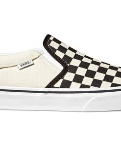 Vans Mens Asher Shoe -BLACK/WHITE CHECK