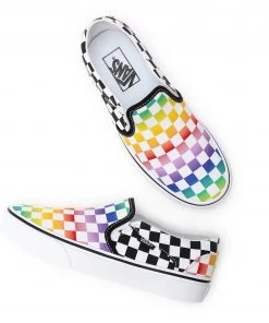 Vans Ladies Asher Shoe -RAINBOW (4, 7 Only)