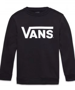 Vans Kids Classic Crew Sweatshirt -BLACK (S, L Only) Kids Hoodies & Sweatshirts