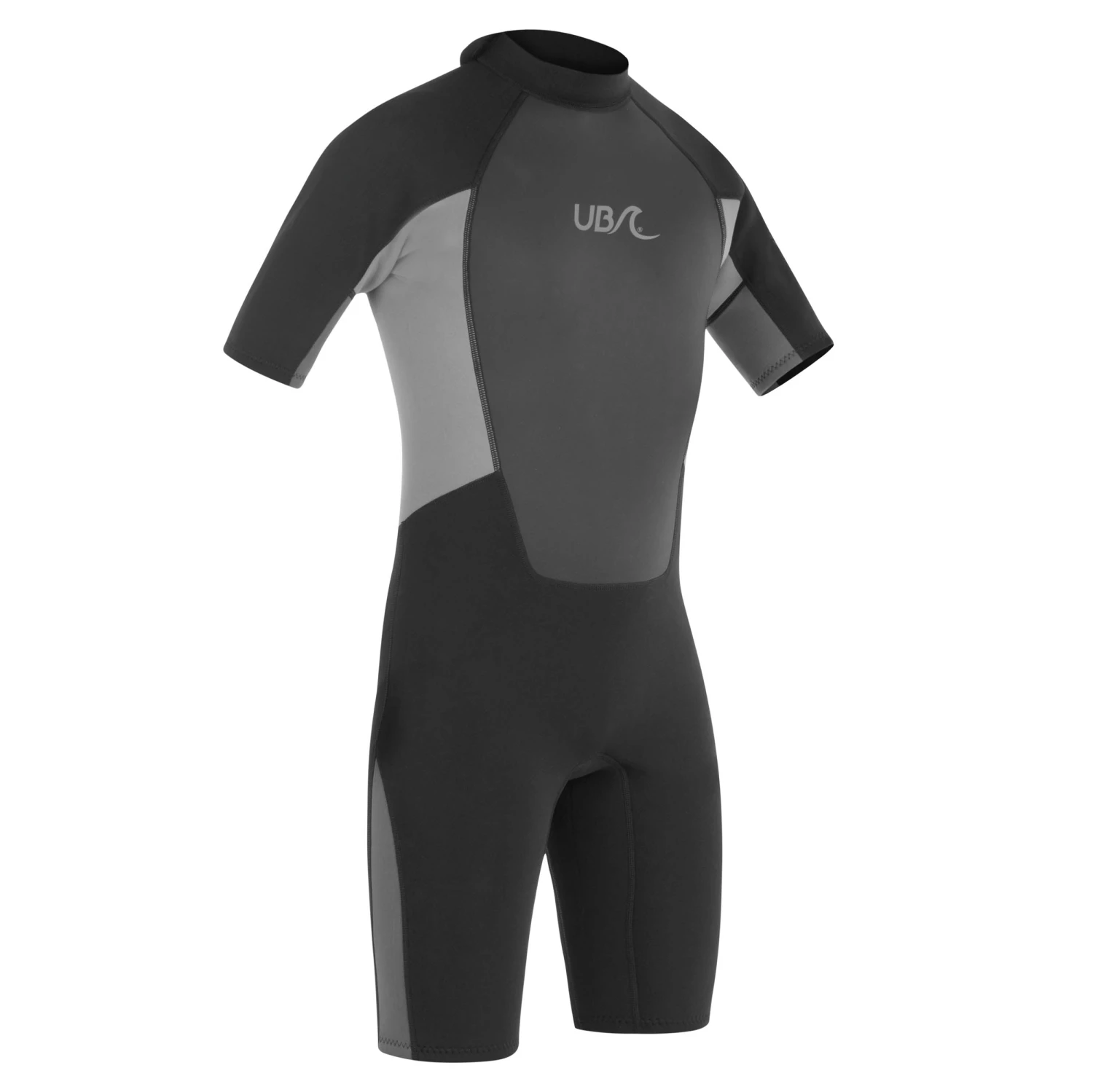 All Urban Beach Mens Blacktip Shortie Wetsuit -BLACK