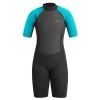 All Urban Beach Ladies Sailfin Shortie Wetsuit -AQUA