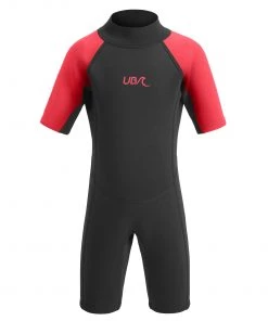 All Urban Beach Kids Shortie Wetsuit -RED