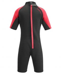 All Urban Beach Kids Shortie Wetsuit -RED