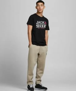 Mens Polos, Tees & Shirts Jack & Jones JCOLIQUID Tee -BLACK