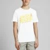 Jack & Jones JCOLIQUID Tee -WHITE