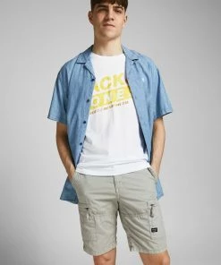 Jack & Jones JCOLIQUID Tee -WHITE