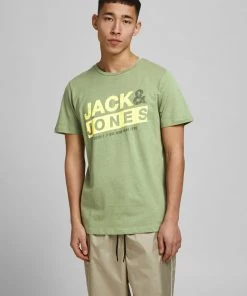 Mens Polos, Tees & Shirts Jack & Jones JCOLIQUID Tee -GREEN
