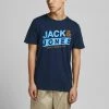 Jack & Jones JCOLIQUID Tee -NAVY BLAZER
