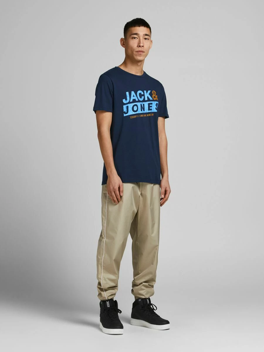 Jack & Jones JCOLIQUID Tee -NAVY BLAZER