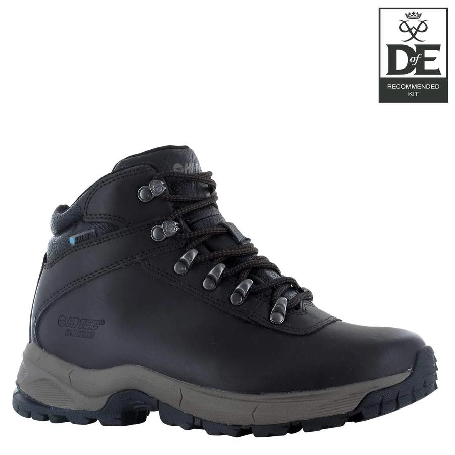 Ladies Footwear Hi Tec Ladies Eurotrek Lite Waterpoof Walking Boots -DARK CHOCOLATE