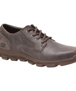 Mens Footwear Caterpillar Intent Leather Shoe -DARK BROWN