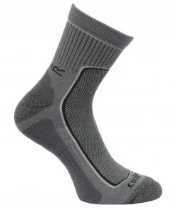 Regatta Mens Active Lifestyle 2 Pack Sock -DENIM/GREY Mens Accessories