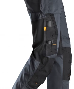 Snickers 6251 Allround Stretch Work Trousers Standard Fit - Short Leg -GREY/BLACK