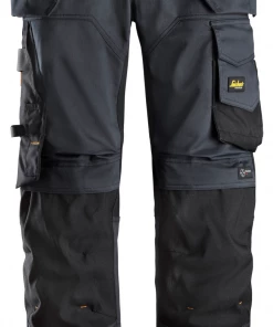 Snickers 6251 Allround Stretch Work Trousers Standard Fit - Regular Leg -GREY/BLACK