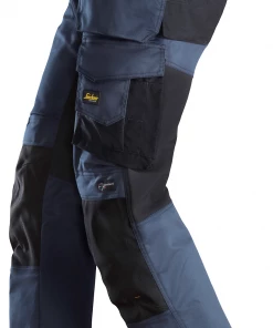 Snickers 6251 Allround Stretch Work Trousers Standard Fit - Regular Leg -NAVY/BLACK